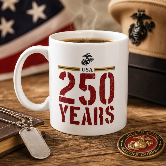 USA 250th Years Marine Corps Eagle Coffee Mug (Creator Uploaded)