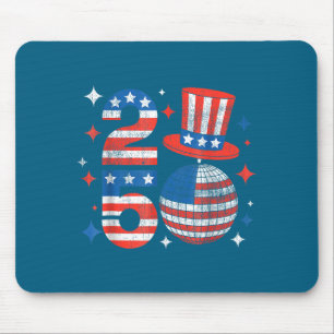 Usa 4th July Celebration 2026 Design Mouse Pad