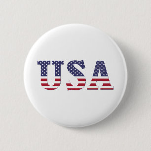 USA 6 CM ROUND BADGE