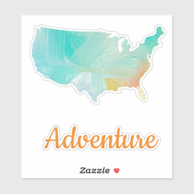 USA Adventure Map Design (Sheet)