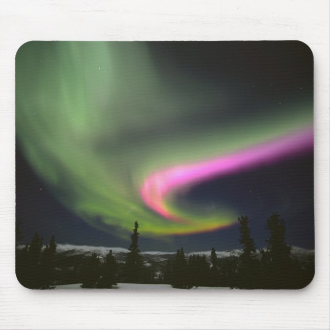 USA, Alaska, Chena Hot Springs. Aurora 2 Mouse Pad (Front)