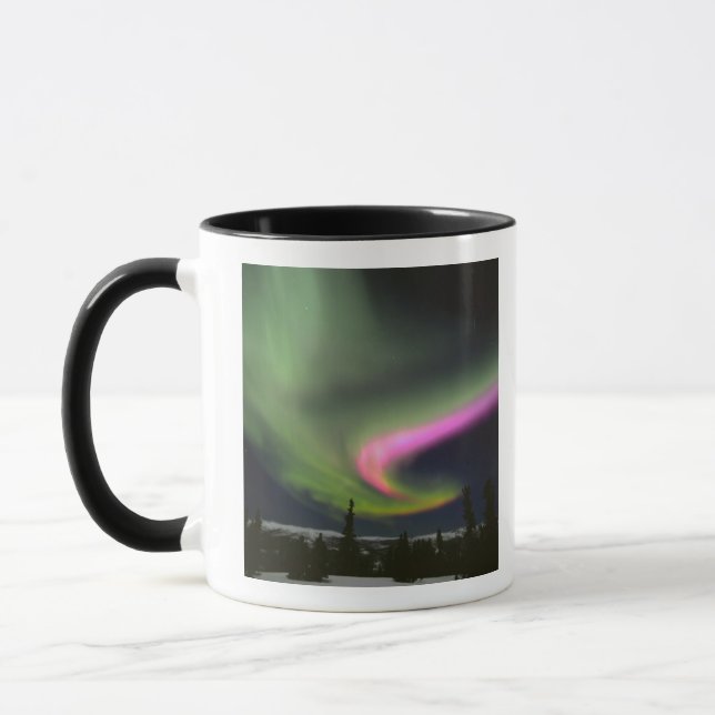 USA, Alaska, Chena Hot Springs. Aurora 2 Mug (Left)