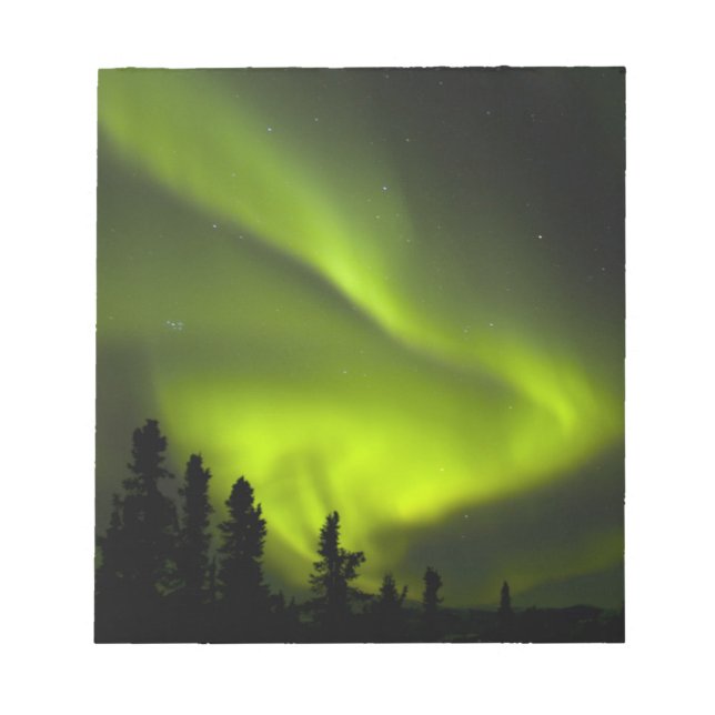USA, Alaska, Chena Hot Springs. Aurora Borealis 2 Notepad (Front)