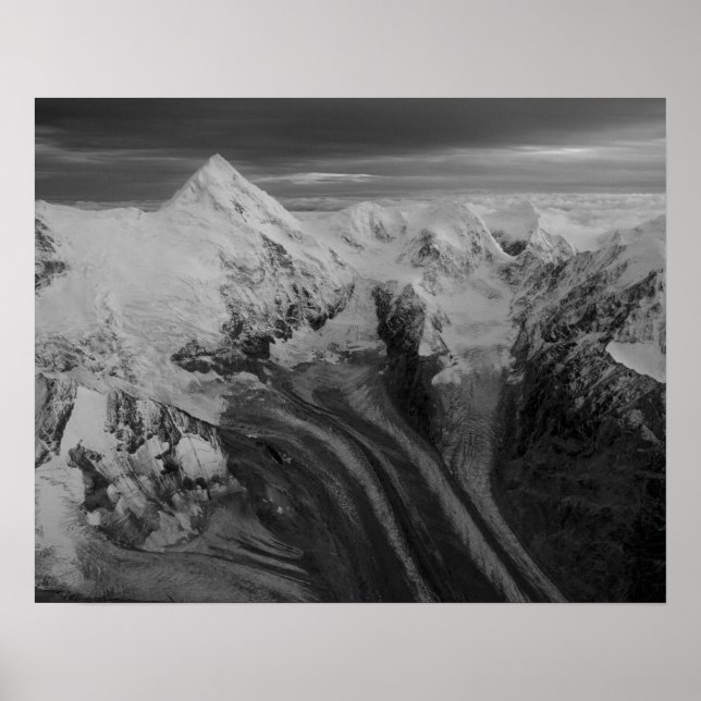 USA, Alaska, Denali National Park, Aerial view 3 Poster (Front)