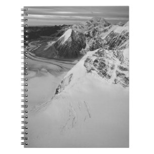 USA, Alaska, Denali National Park, Aerial view Spiral Notebook