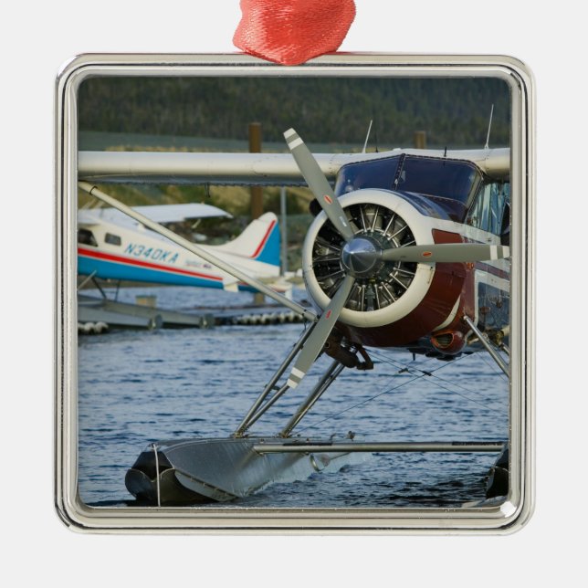 USA, ALASKA, Southeast Alaska, KETCHIKAN: Metal Tree Decoration (Front)