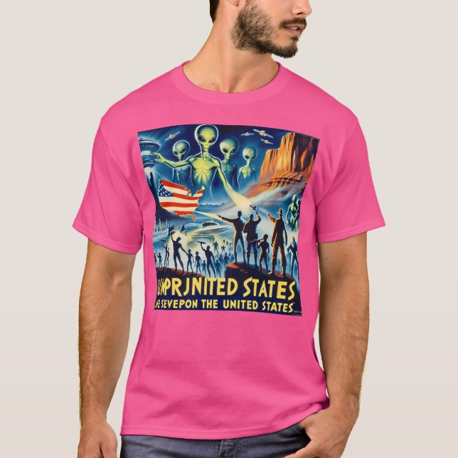 Usa Alien T-Shirt (Front)