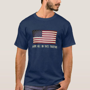 USA All In This Together American Flag T-Shirt