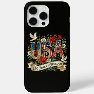 USA America 1776-2026 250 Years Freedom iPhone 15 Pro Max Case