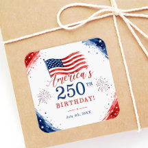 USA America 250th Anniversary July 4th Party