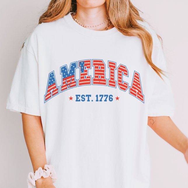USA America Flag Independence Day 4th of July T-Shirt (Creator Uploaded)