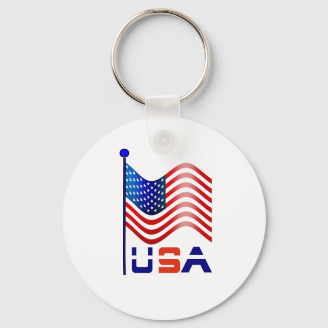 usa america key ring (Front)