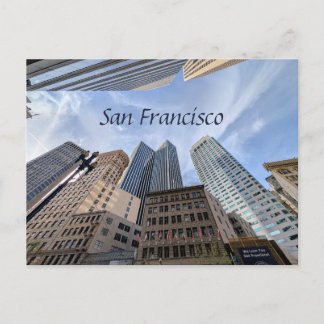 USA America San Francisco City Skyline Scene View Postcard