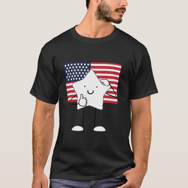 USA America  T-Shirt (Front)