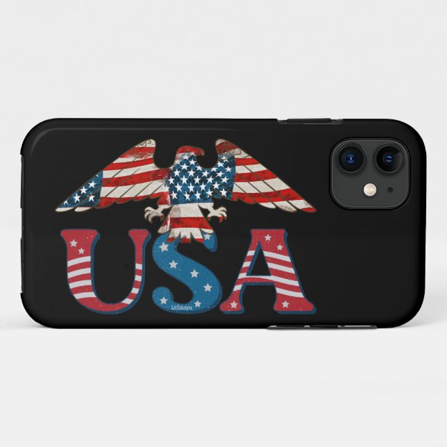 USA AMERICAN EAGLE                                 Case-Mate iPhone CASE (Back (Horizontal))