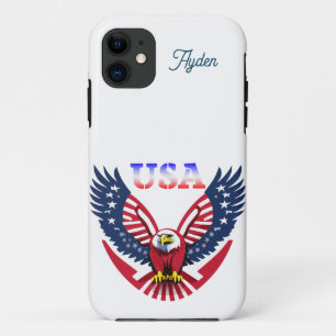 USA American Eagle Customisable Case-Mate iPhone Case