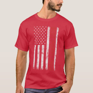 USA American Flag Best Poppy Ever Retro Fathers Da T-Shirt