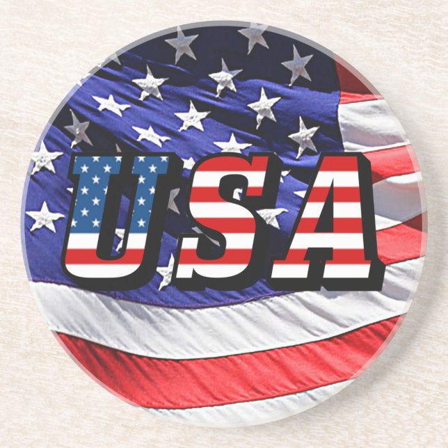 USA - American Flag Coaster (Front)