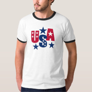 USA American Flag Colours T-Shirt