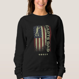 USA American Flag  Darts Dad  1 Sweatshirt