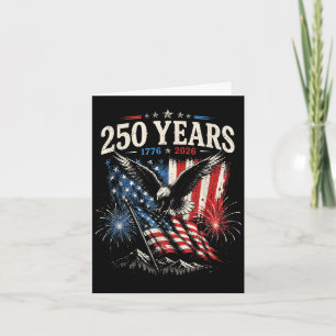 Usa american flag for men women 4th of july card