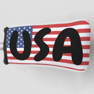 USA AMERICAN FLAG GOLF HEAD COVER