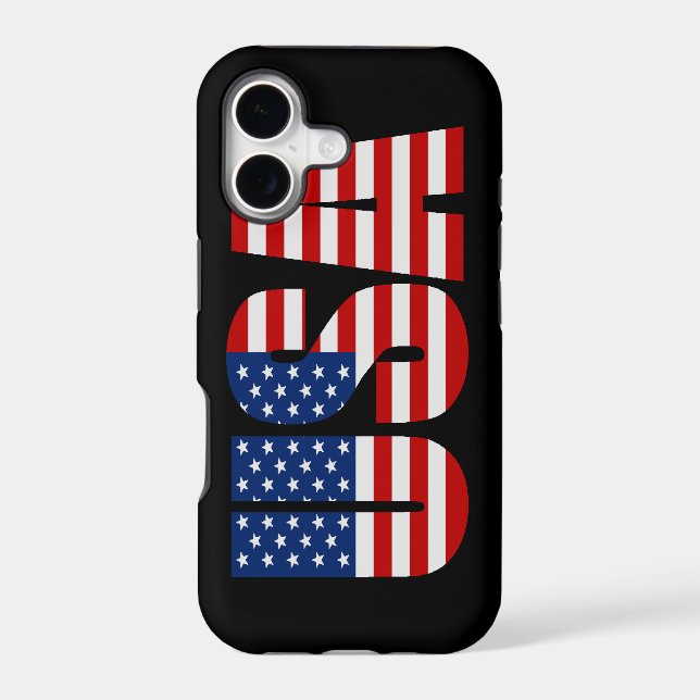 USA American Flag iPhone 5 Case (Back)
