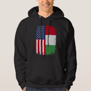 USA American Flag Italy Italian Hoodie