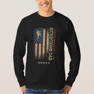 USA American Flag  Kickboxing Dad 1 T-Shirt