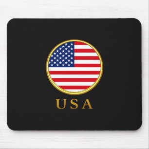 USA - American Flag Mouse Pad