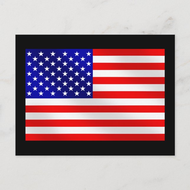 USA American flag of the United States of America Postcard (Front)