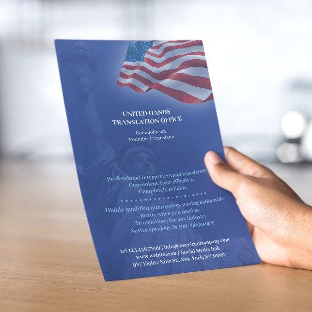 USA American Flag Patriotic Flyer Template (Creator Uploaded)