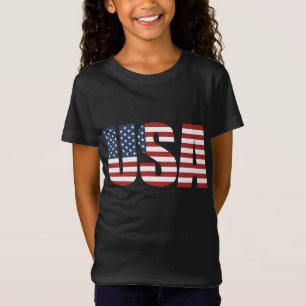 USA American Flag Patriotic T-Shirt
