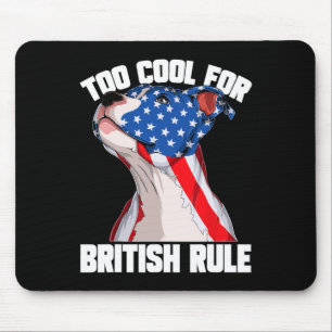 Usa American Flag Peace Love Cheerleading Cheerlea Mouse Pad
