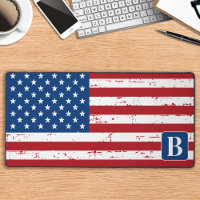 USA American Flag Personalised Monogram Military