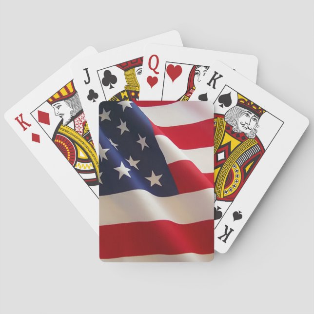 USA American Flag Playing Cards (Back)