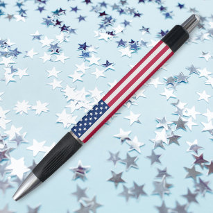 USA American Flag Stars and Stripes Ballpoint Pen