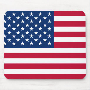 USA American Flag Stars and Stripes Mouse Pad