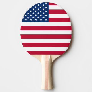 USA American Flag Stars and Stripes Ping Pong Paddle