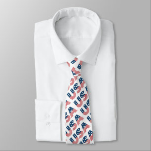 USA American Stars and Stripes Tie