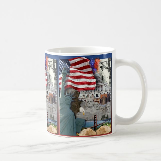 USA  American Symbols Coffee Mug (Right)