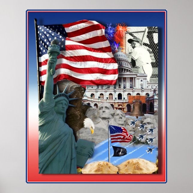 USA American Symbols Poster (Front)
