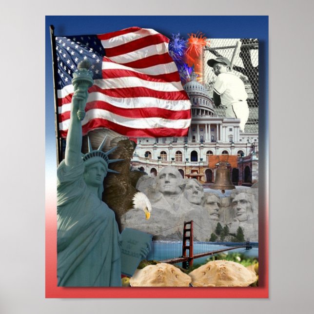 USA  American Symbols Poster (Front)