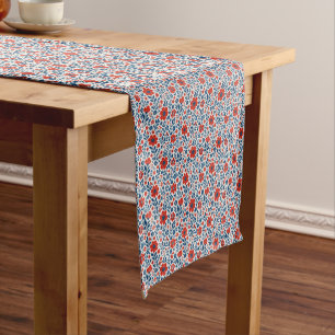 USA/American themed floral pattern Short Table Runner