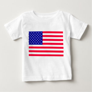 USA American US Flag Baby Fine Jersey T-Shirt
