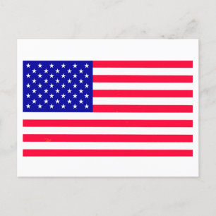 USA American US Flag Postcards