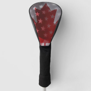USA and Canada flags Golf Head Cover