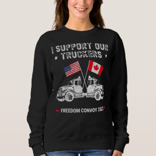 USA and Canada Support Our Truckers 2022! Sweatshirt
