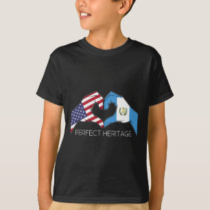 Usa And Guatemala Guatemalan American Perfect Heri T-Shirt