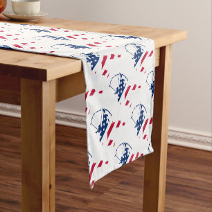 USA Archery American flag Short Table Runner